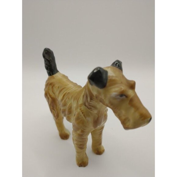 Vintage 1950s Ceramic Terrier Dog Figurine - Picture 2 of 12